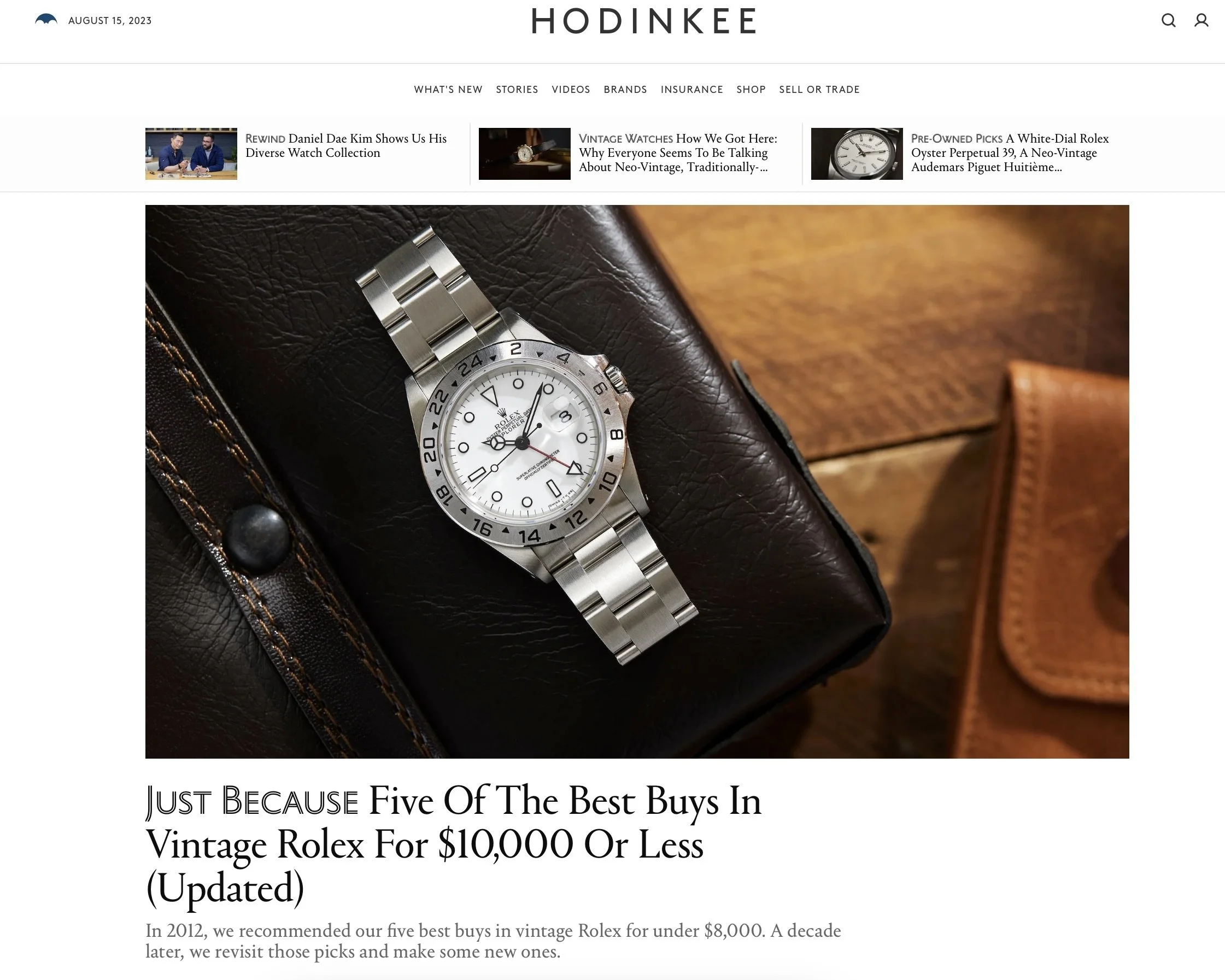 Best vintage watches under 10000 clearance